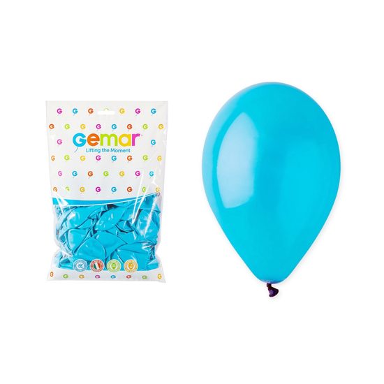 Balloons 100 pcs light blue - 26 cm pastel