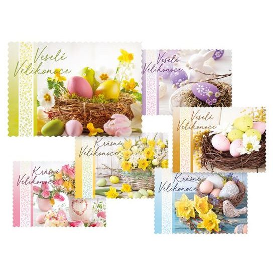 pohlednice velikonoce 117 D výsek+UV 1300154
