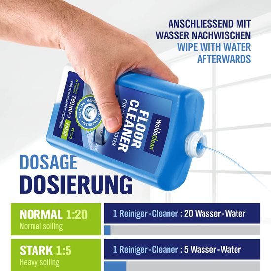 Čistič podláh pre robotické vysávače 750ml