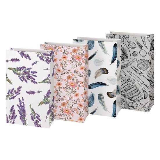 sáček papírový KRAFT 10x18x6cm mix 5251414