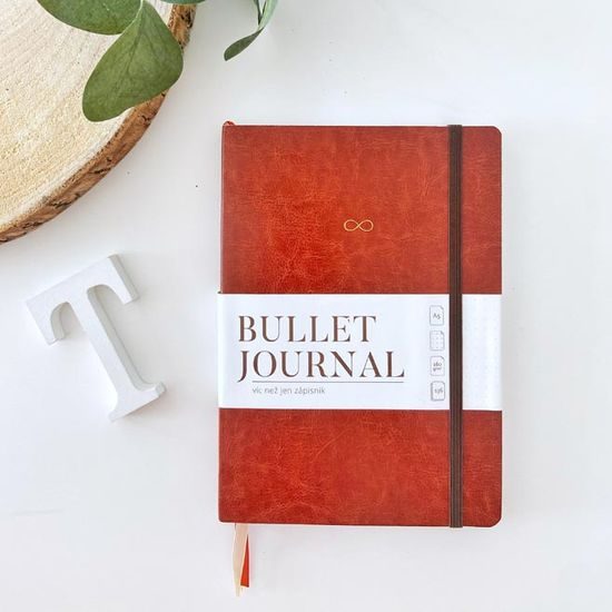 Odrážkový zápisník Bullet journal s tečkami by Tereza Floriánová