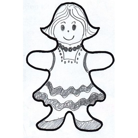 Doll Cookie Cutter - 63 mm