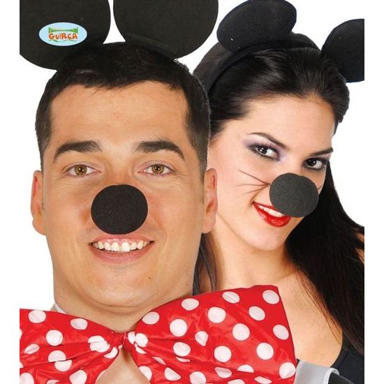 Black Foam Nose - Mickey Mouse 5 cm