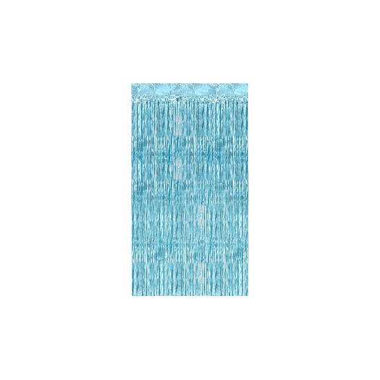 Párty záves 90x250 cm - nebesky modrý (tiffany)