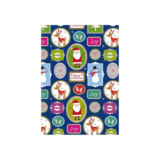 Wrapping paper christmas roll 200x70 children's mix No.6