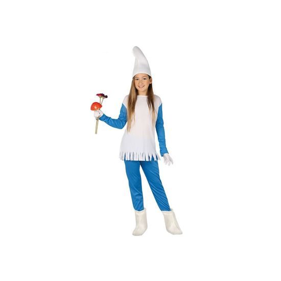 Children's Smurfette costume, size 10-12 years