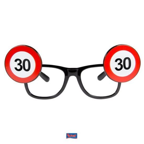 Traffic sign glasses 30