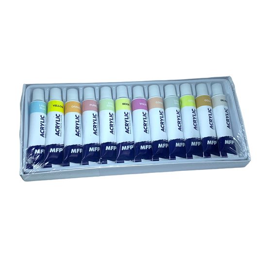 Acrylic pastel colours 12pcs