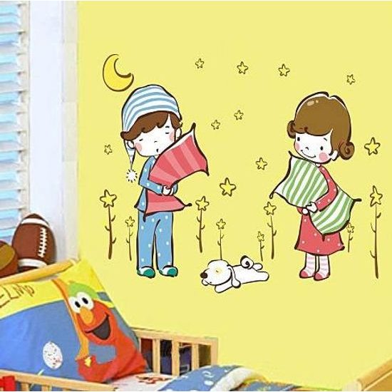 Samolepka na zeď čas spánku