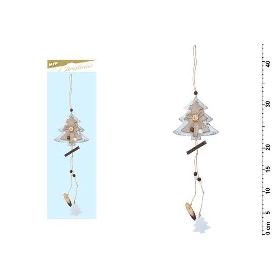 stromeček závěs bílý 44x12cm JK-6068C 8885699