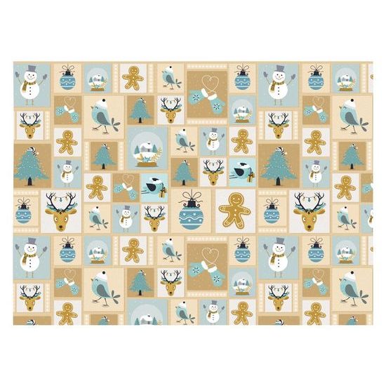 wrapping paper christmas roll classic 2x100x70 MIX