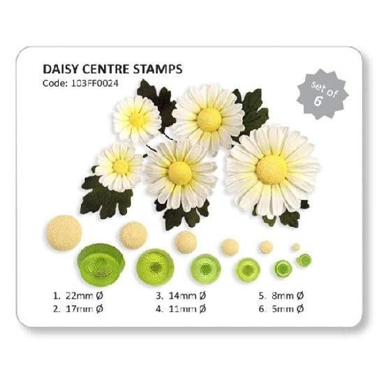 Virágközpontok halmaza (Daisy Center Stamps)