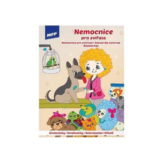 omalovánky A4 Nemocnice pro zvářátka 210x276mm/32 5301130