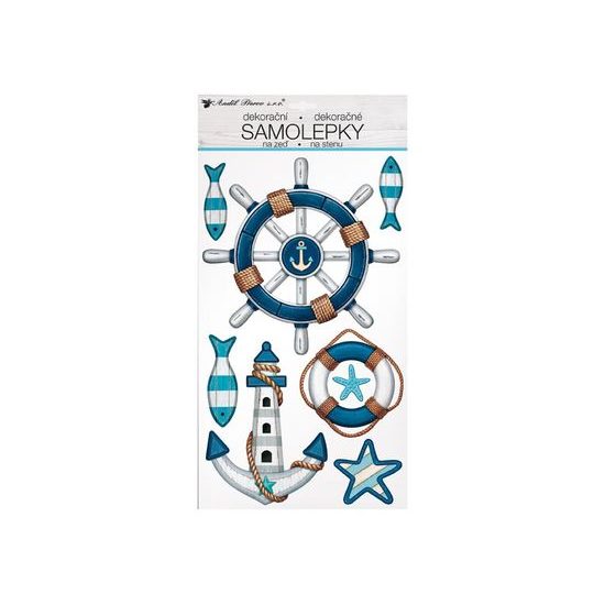 Samolepící dekorace 10492 kormidlo plastické 25 x 47 cm