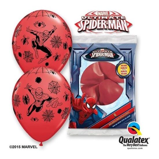 Balóniky 30 cm - Spiderman / 6 ks