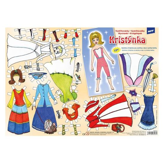 vystřihovánky Kristýnka 5300316