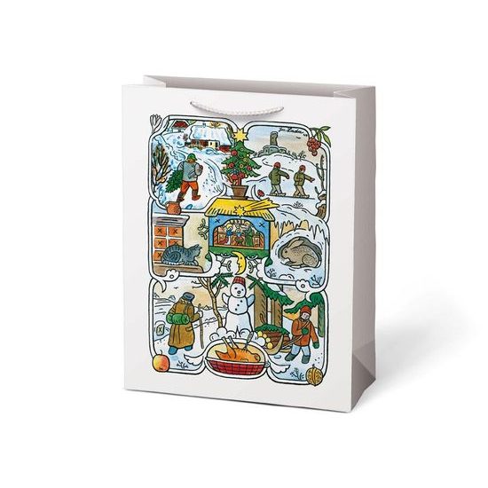 taška vánoční L LADA mix č.1 (260x340x140) 5250658