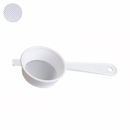 Cedník plast WHITE jemný pr. 9 cm