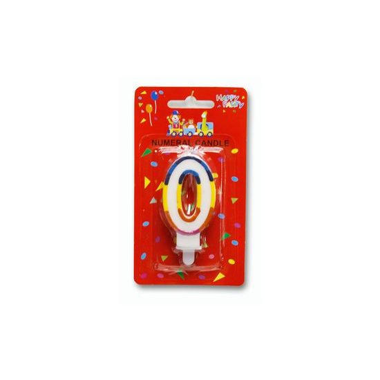 Sviečky s číslicami 0