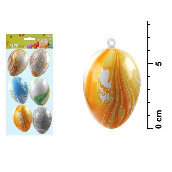 vajíčka plast 6cm/6ks S170181 2221247