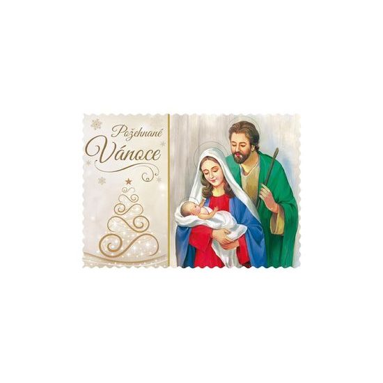 pohlednice vánoční 165 E výsek+UV+glitr 1240848