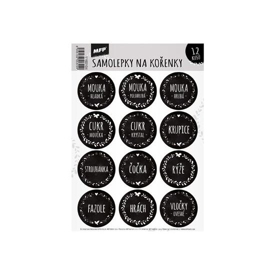 samolepky na kořenky 16,2x23cm mouka 1160104