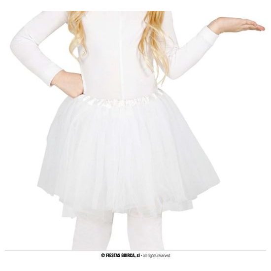 Detská biela sukňa TUTU 31cm
