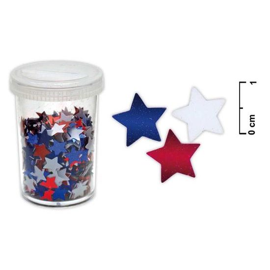 konfety hvězdičky 25g mix barev 8885413