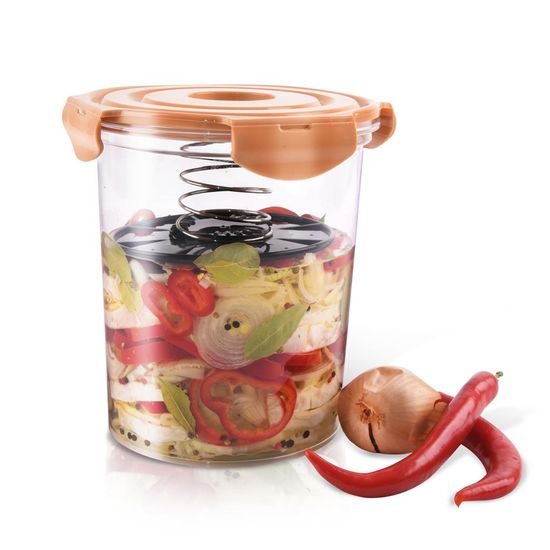 Nerezový/plastový nakladací box 4 l