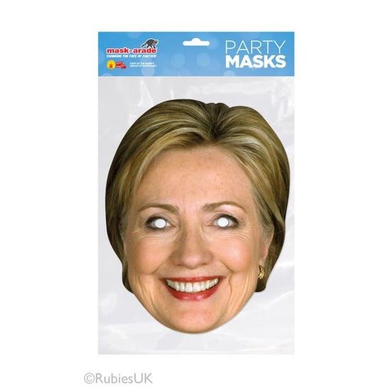 Hilary Clinton - maska celebrit