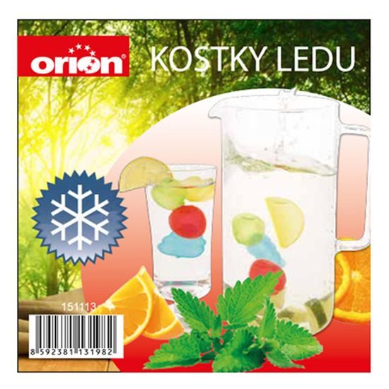 Kocky ľadu plastové - ovocie 20