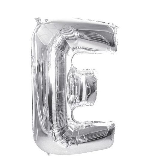 Balloon foil letter "E" 115 cm