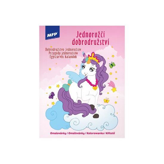 omalovánky A4 Jednorožčí dobrodružství 210x276mm/32 5301112