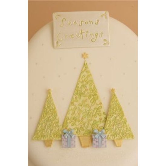 Patchwork extruder Christmas trees