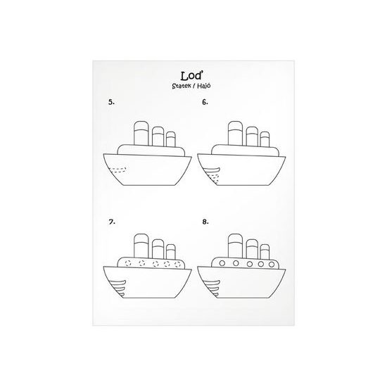 omalovánky A4 Dopravní prostředky 210x276mm/32 5301147