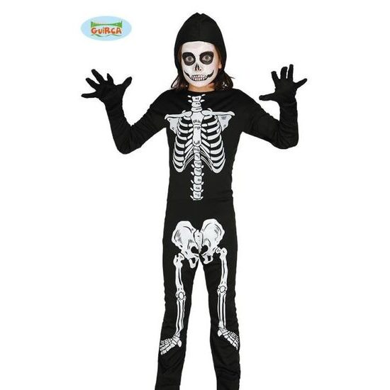 Children's Skeleton Costume - Boy, Size 7-9 Years