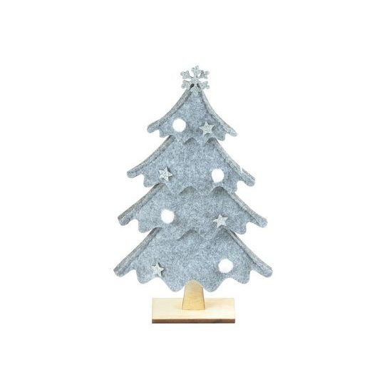 stromek filcový šedý 22cm 8886226