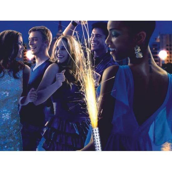 Fontána na dort stříbrná 3ks Pyrogiochi