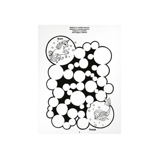 omalovánky - Bludiště Kouzelní přátelé 210x276/32s 5301154