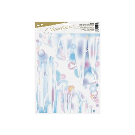 okenní fólie vánoce glitr VA020 30x42cm 8886000