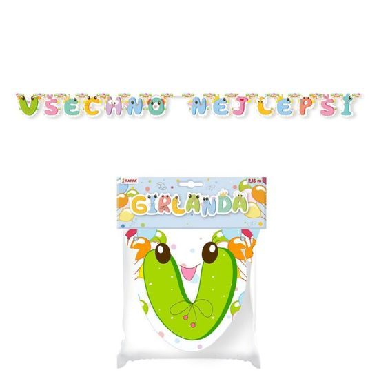 Girlanda Happy Birthday 215 cm