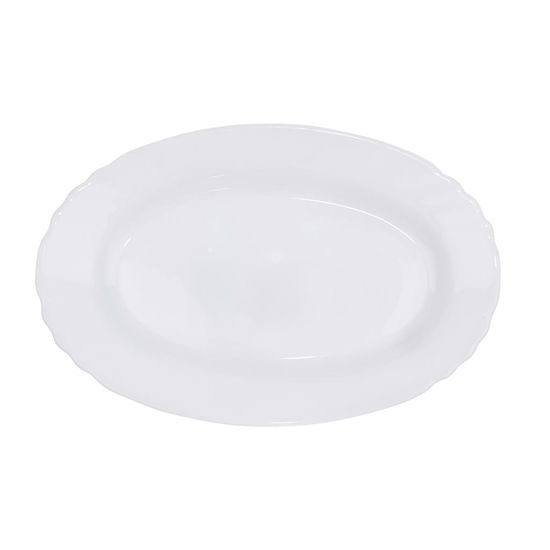 Talíř opal ovál EBRO 23x15cm