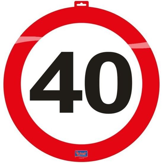 Traffic sign decoration 40, 47 cm