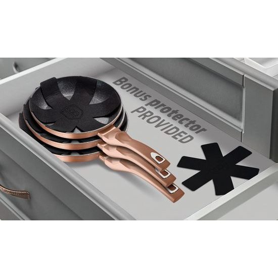 Pánev s mramorovým povrchem 24 cm Rosegold Metallic Line