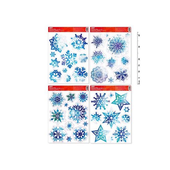 okenní fólie vánoce glitr VA001 30x42cm 8885721