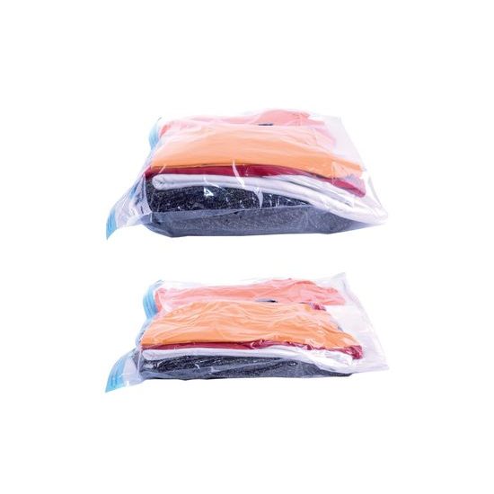 Suction bag - vacuum for textile and duvet storage - 60x80 cm