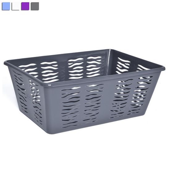 Plastic basket ZEBRA 36,4x25,x14,5 cm