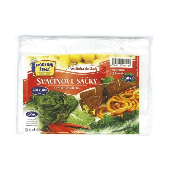 Sáčok na desiatu 20x30 cm/50 ks