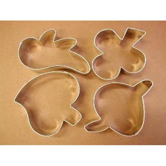 Set of dough cutters - leaves