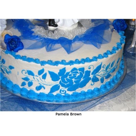 Stencil - Rose Cake 2